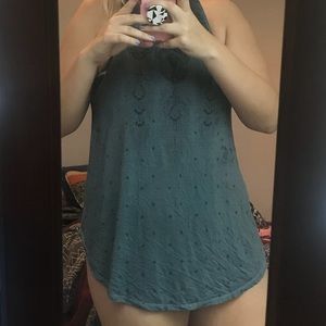 High neck soft and sexy tee from American Eagle